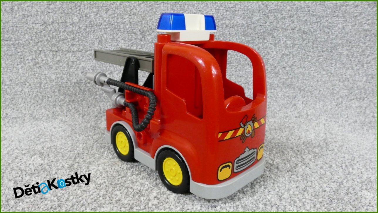 Lego® Duplo® Hasičské Auto se Žebříkem a Příslušenstvím