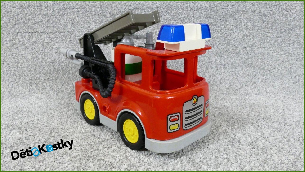 Lego® Duplo® Hasičské Auto se Žebříkem a Příslušenstvím