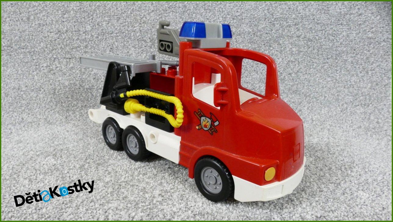 Lego® Duplo® Hasičské Auto s Malým Žebříkem a Příšlušenstvím