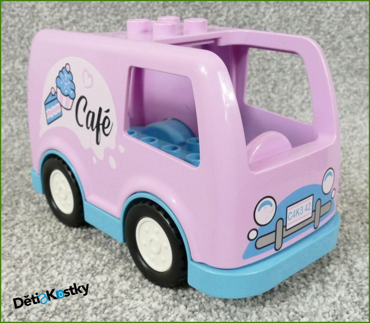 Lego® Duplo® Rodinný Karavan Růžový Café C4K3 42