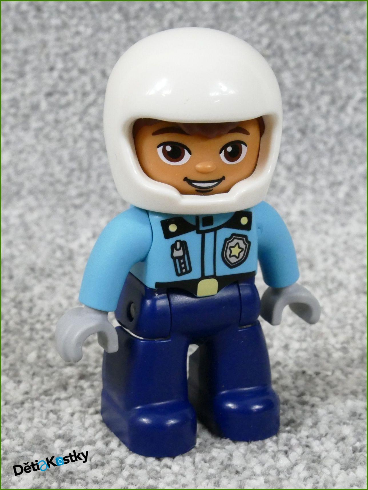 Lego® Duplo® Figurka Policista v Bílé Helmě