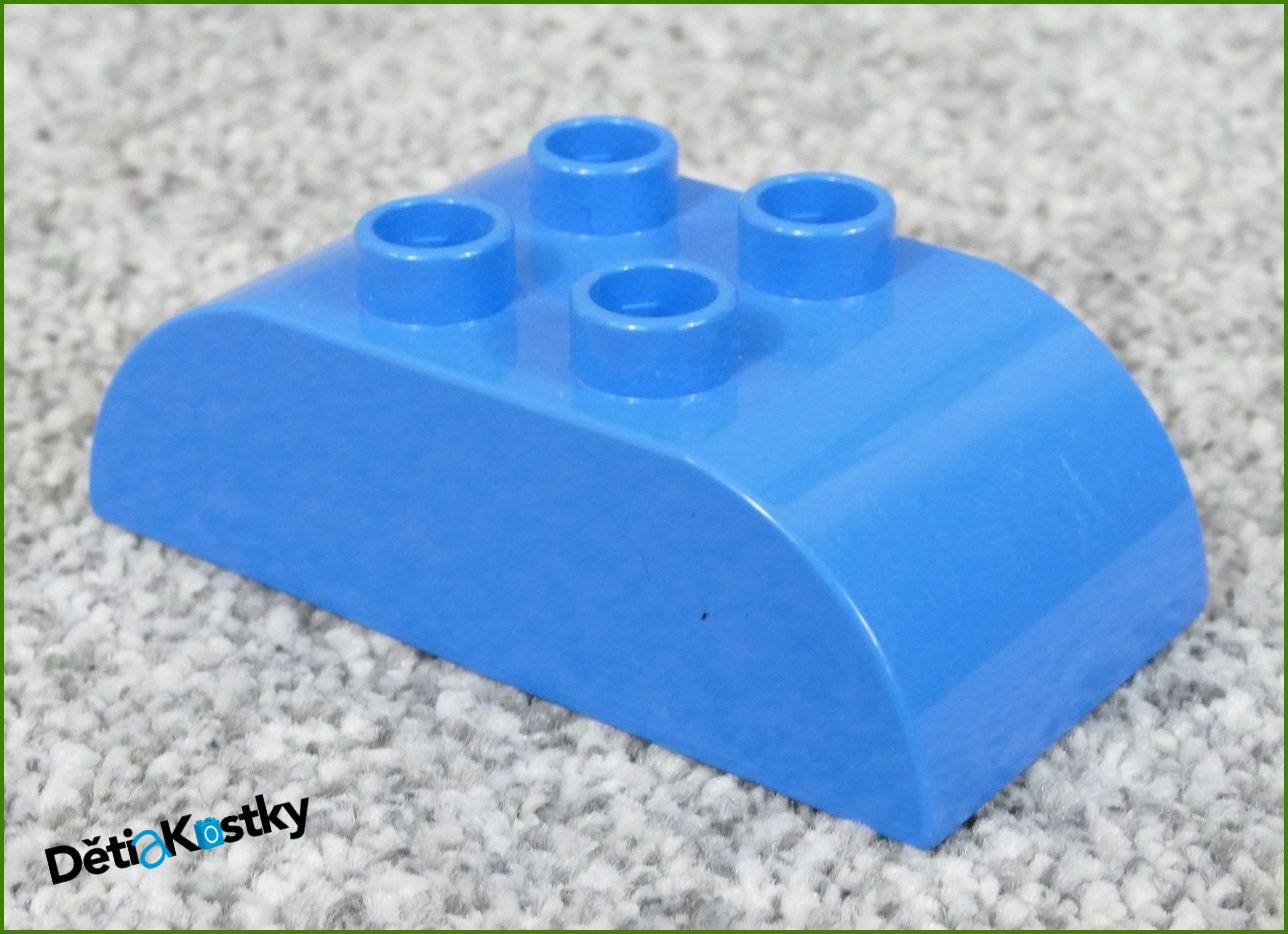 Lego® Duplo® Kostka 2x4 Zaoblená Azurová (Stříška)