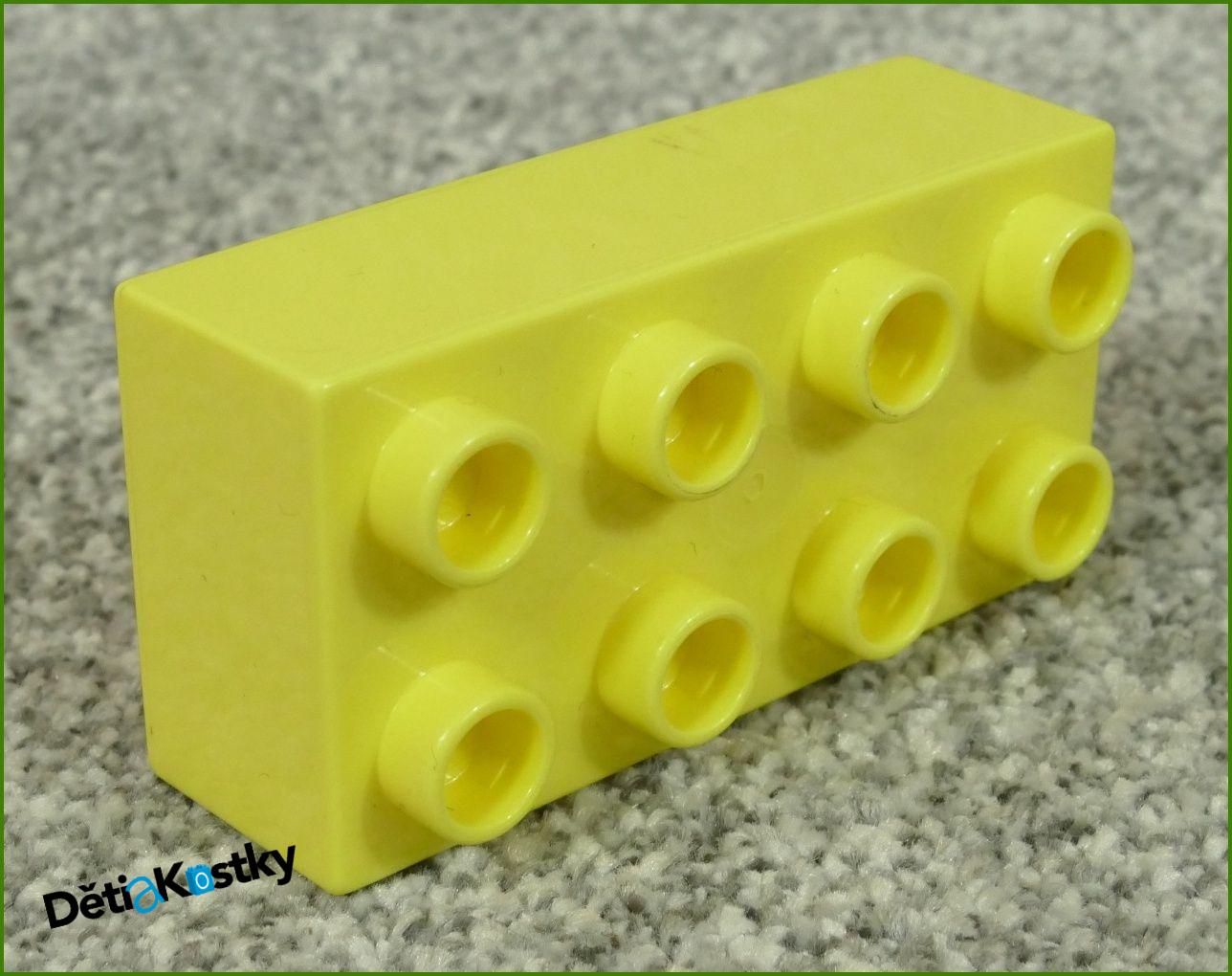 Lego® Duplo® Kostka 2x4 Světlounce Žlutá