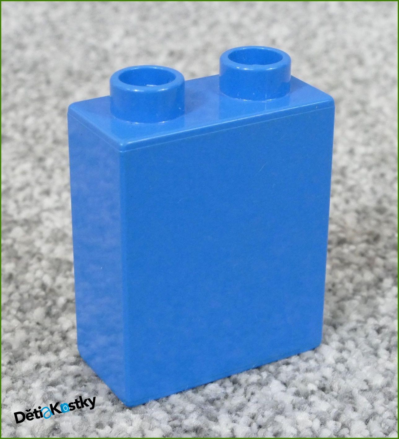 Lego® Duplo® Kostka 1x2x2 Azurová