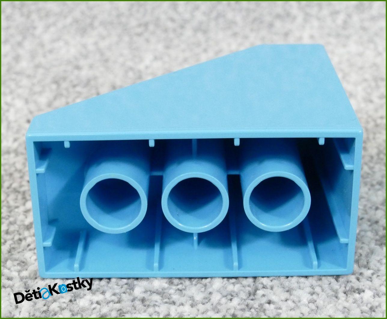 Lego® Duplo® Kostka 4x2x6 Zkosená Vysoká Tyrkysová