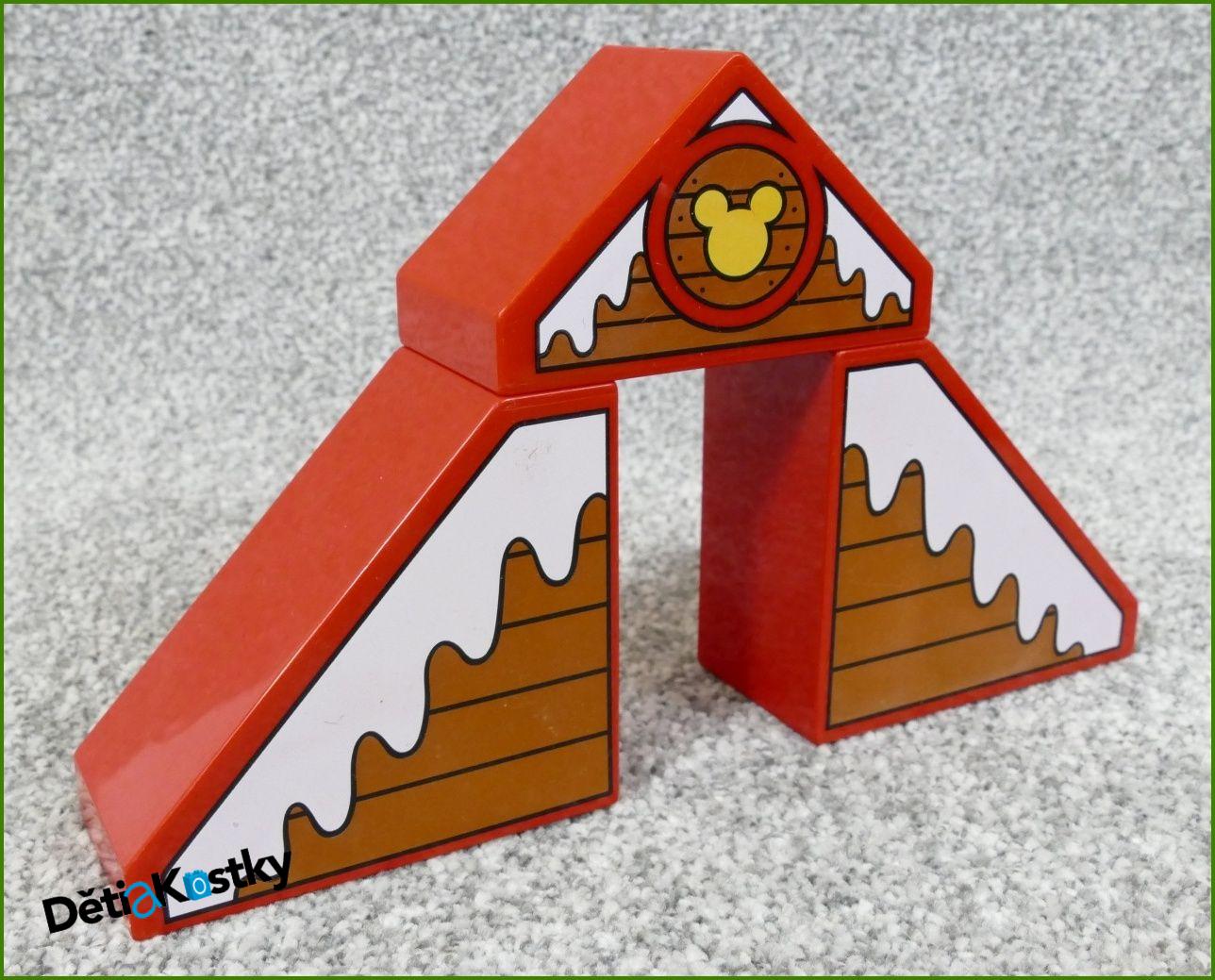 Lego® Duplo® Kostky Střecha Mickey Mouse (3 Kostky)