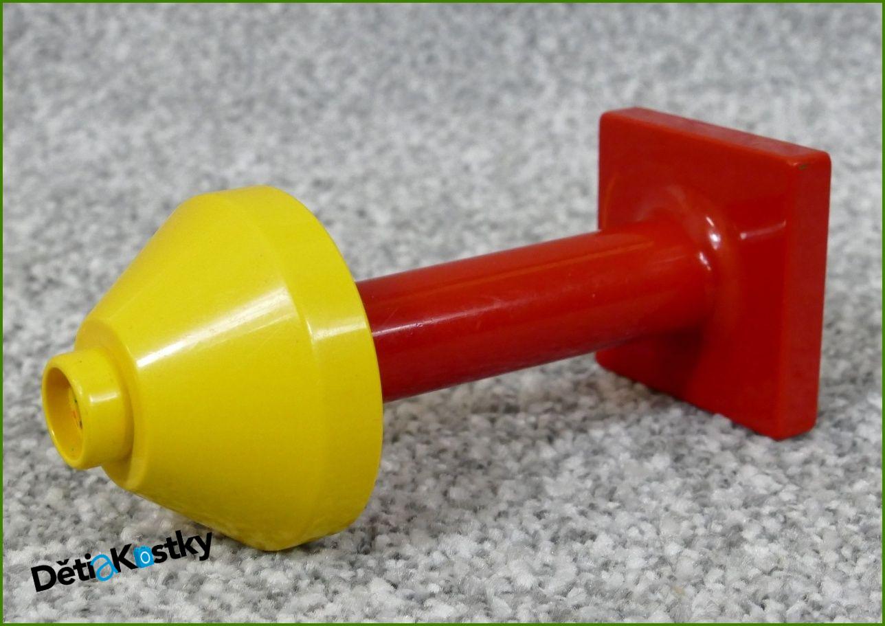 Lego® Duplo® Lampička Žlutá Nízká - Červený Podstavec Vysoký