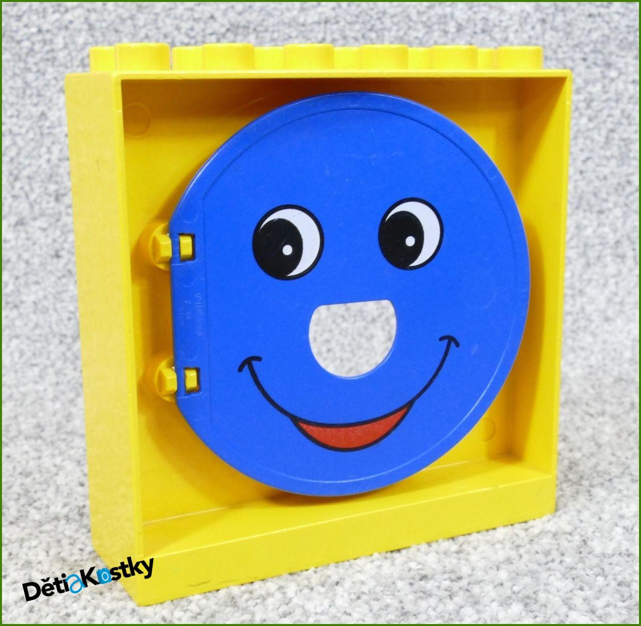 Lego® Duplo® Vstup / Výstup z Dráhy (Žlutá/Modrý Obličej)