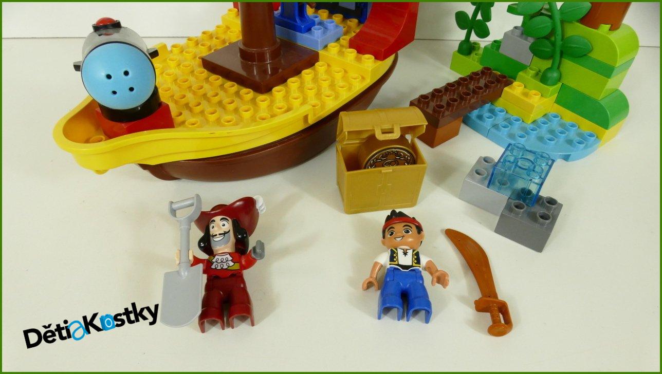 Lego® Duplo® 10514 - Jakeova Pirátská Loď Bucky bez Krabice a Návodu
