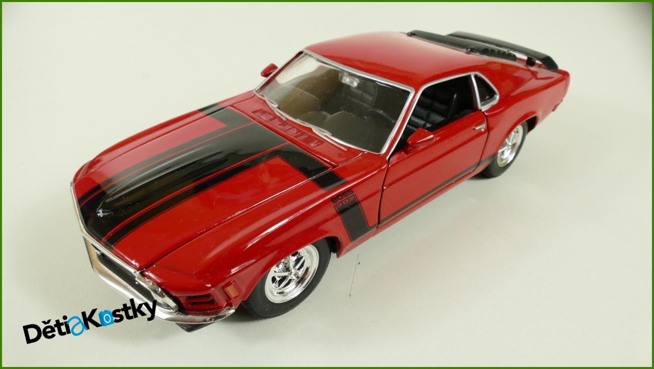 Model Auta Welly 1:25 - 1970 Ford Mustang s Krabicí