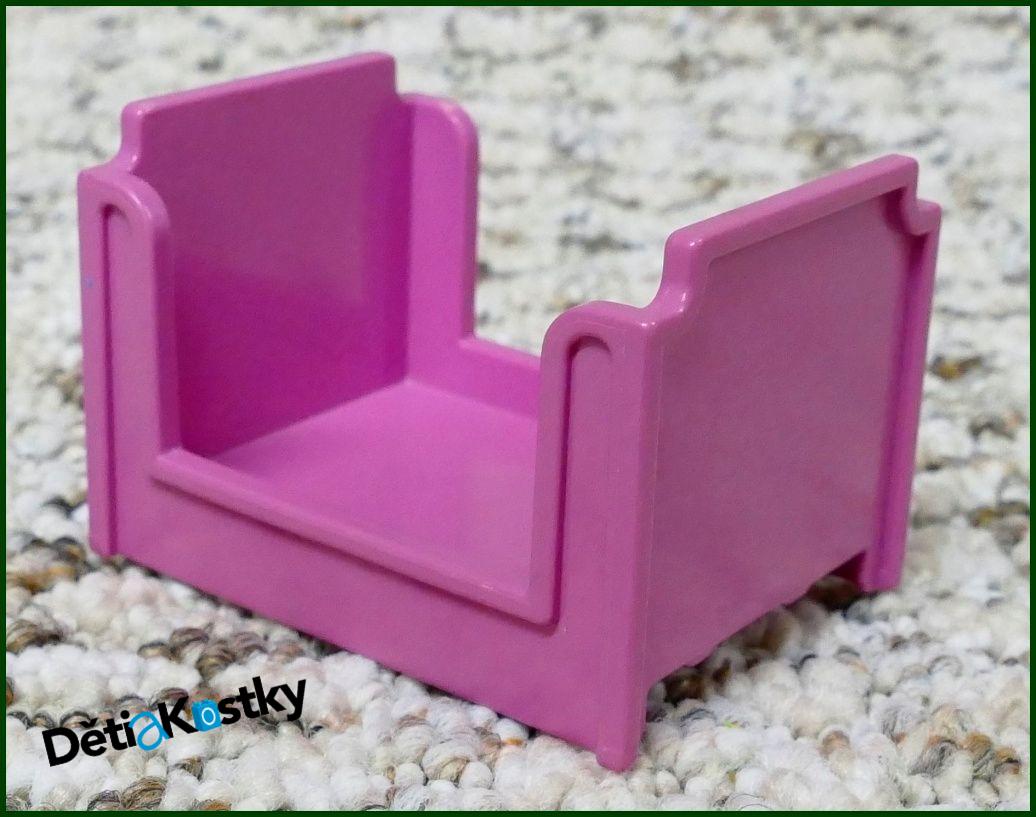 Lego® Duplo® Postýlka Tmavě Růžová Vysoká