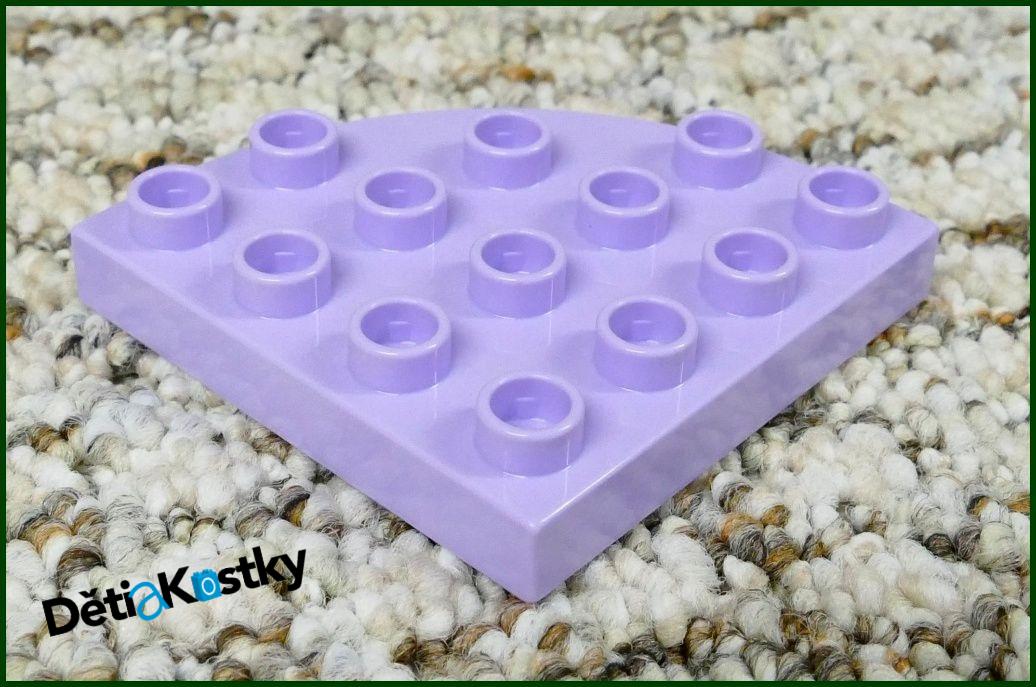 Lego® Duplo® Podložka/Destička 4x4 Kulatá Světle Fialová