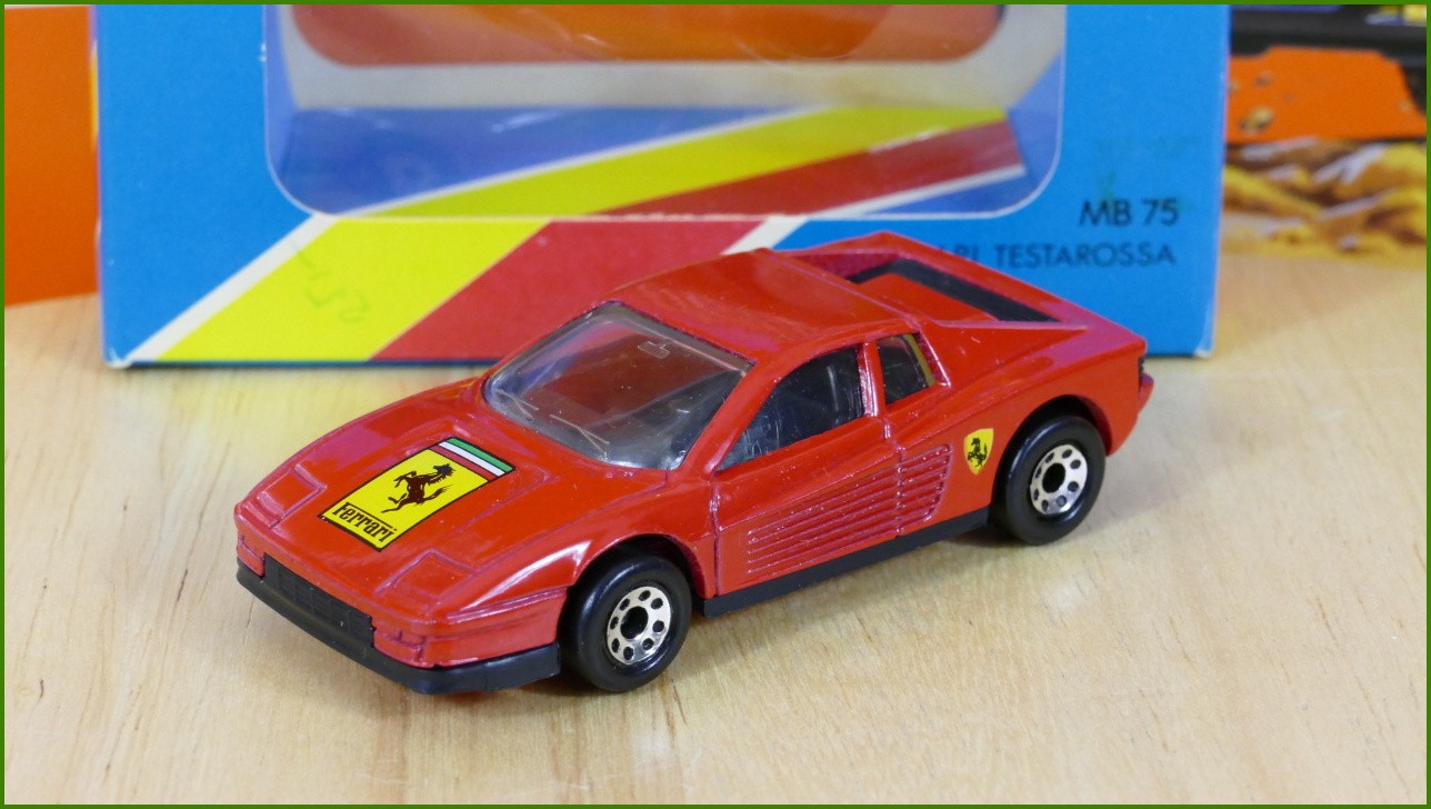 Angličák Autíčko Matchbox MB 75 - Ferrari Testarossa