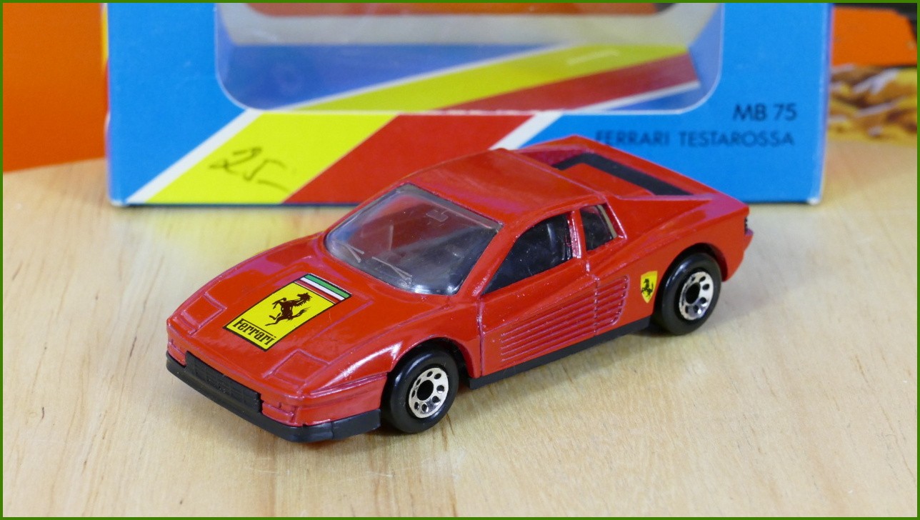 Angličák Autíčko Matchbox MB 75 - Ferrari Testarossa