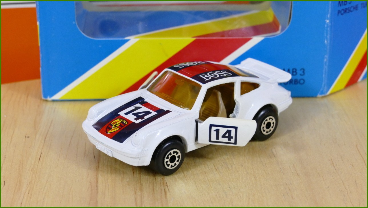 Angličák Autíčko Matchbox MB 3 - Porsche Turbo