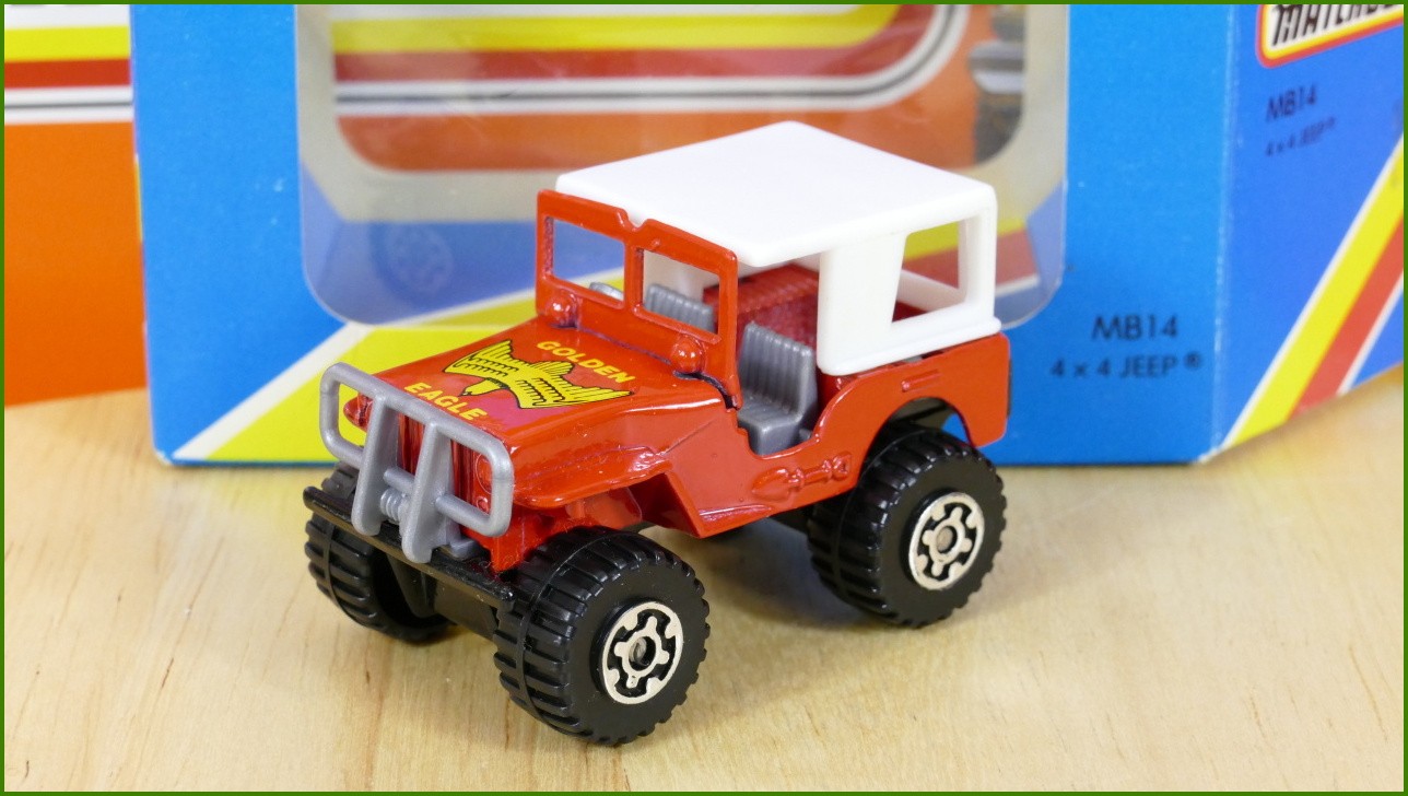 Angličák Autíčko Matchbox MB 14 - 4x4 Jeep