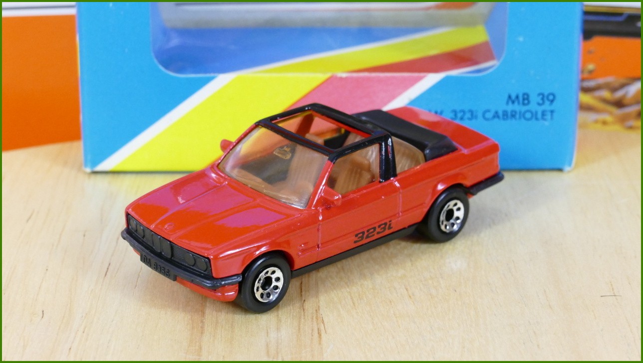Angličák Autíčko Matchbox MB 39 - B.M.W. 323i Cabriolet