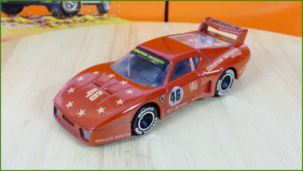 Angličák Autíčko Matchbox Specials SP4 - European University Ferrari 512BB