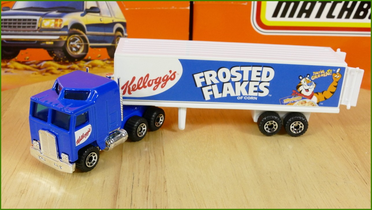 Model Matchbox Convoy Kenworth - Frosted Flakes
