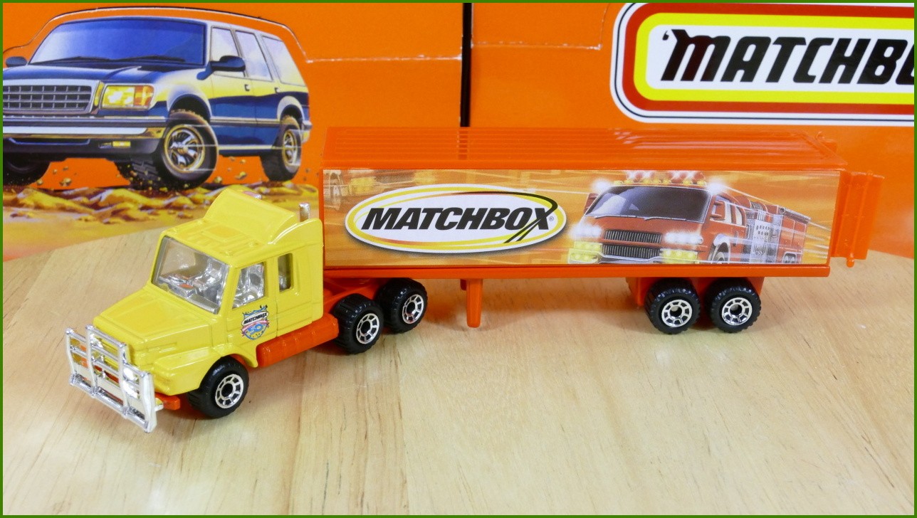Model Matchbox Convoy Scania T142 - Matchbox Trailer