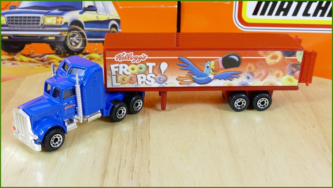 Model Matchbox Convoy Kenworth - Froot Loops Trailer
