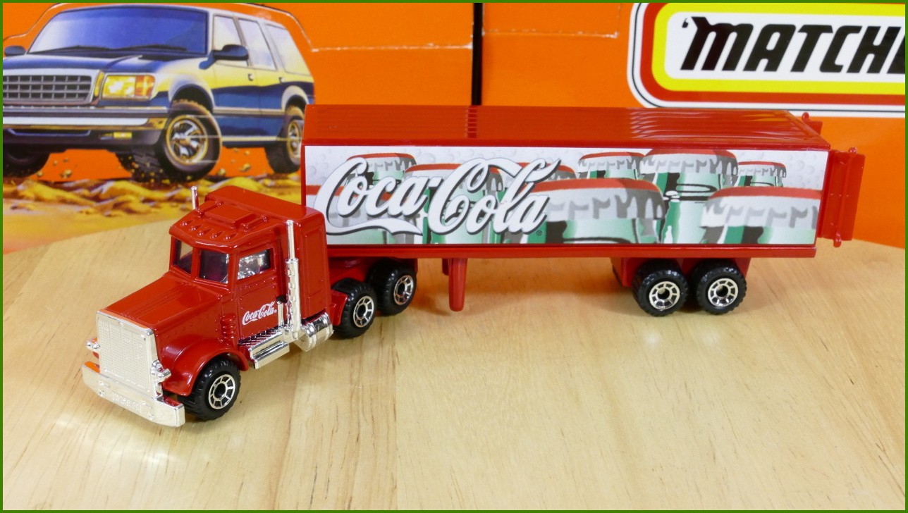 Model Matchbox Convoy Peterbilt - Coca-Cola Trailer