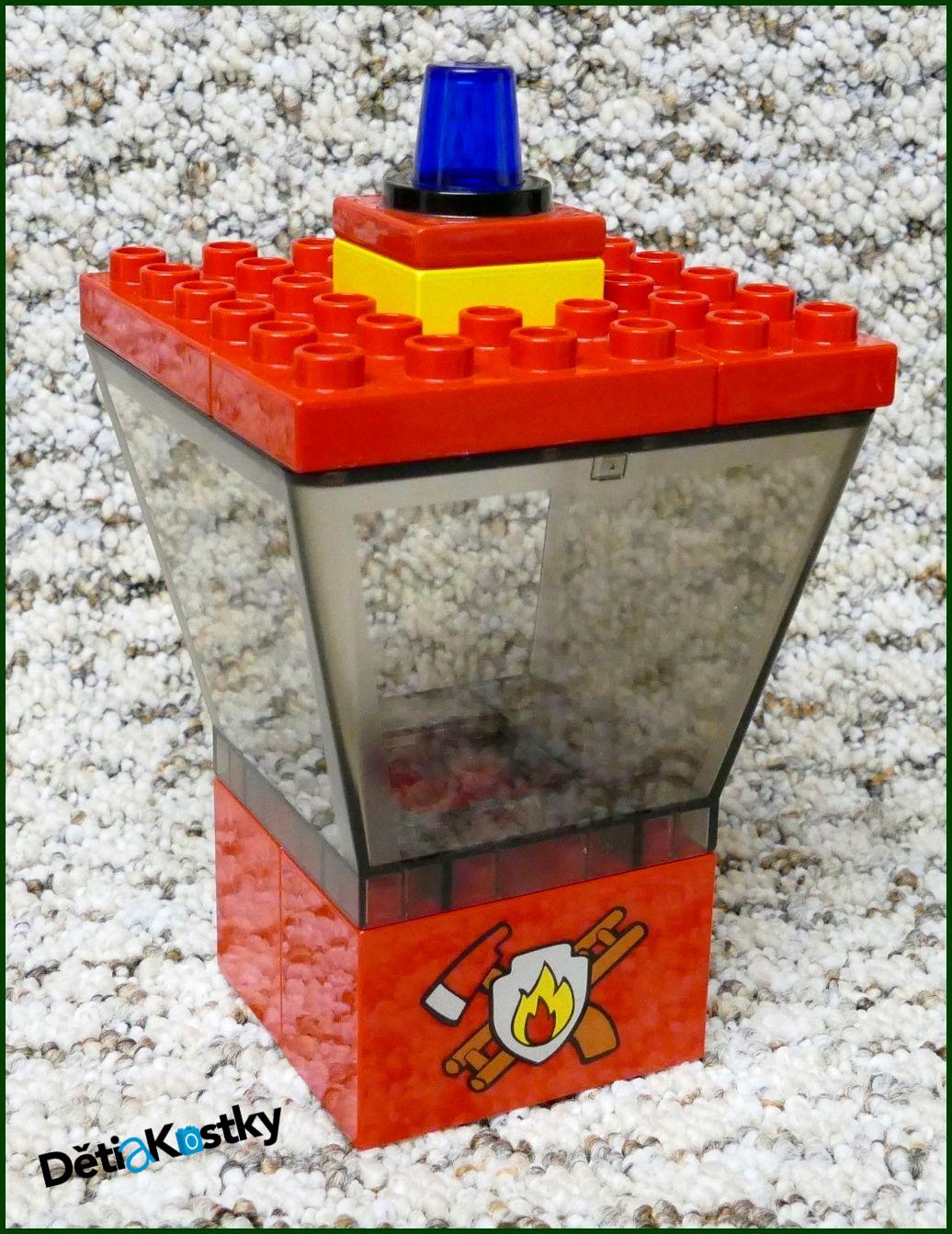 Lego® Duplo® Věž k Hasičské Zbrojnici - Modrý Majáček