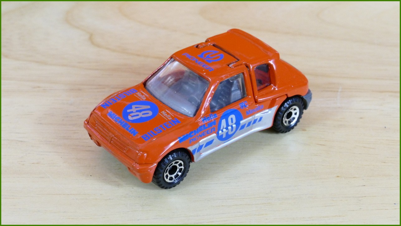 Angličák Matchbox MB-25 - Peugeot 205 Turbo 16