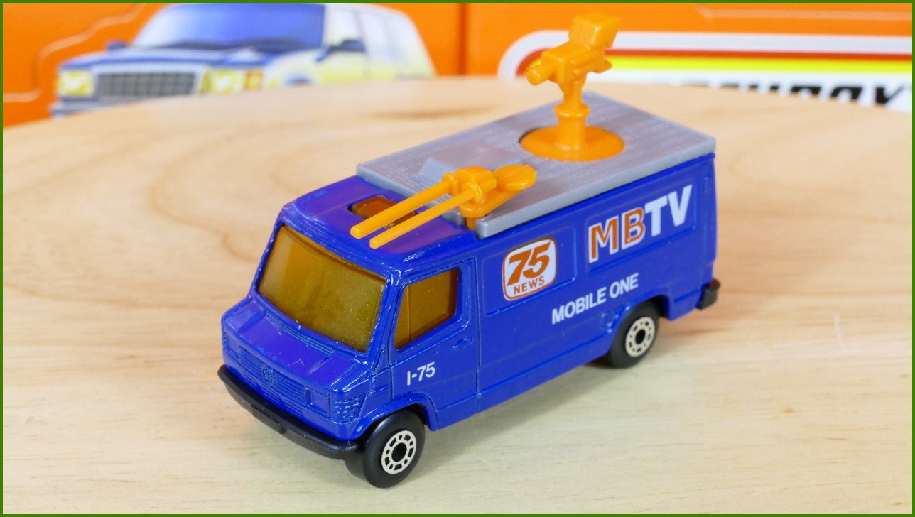 Anglilčák Matchbox Autíčko MB-73 - TV News Truck