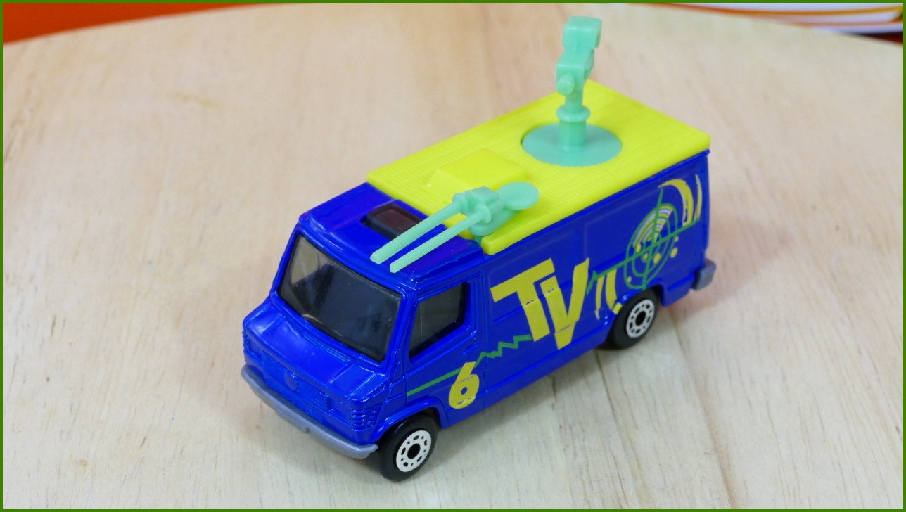 Matchbox Autíčko (Made in China) No.3 - TV News Truck