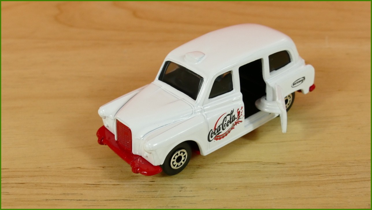 Matchbox Autíčko (Made in China) No.6 - Coca-Cola - London Taxi - 50th Anniversary
