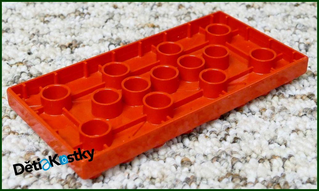 Lego® Duplo® Podložka/Destička 4x8 Červená