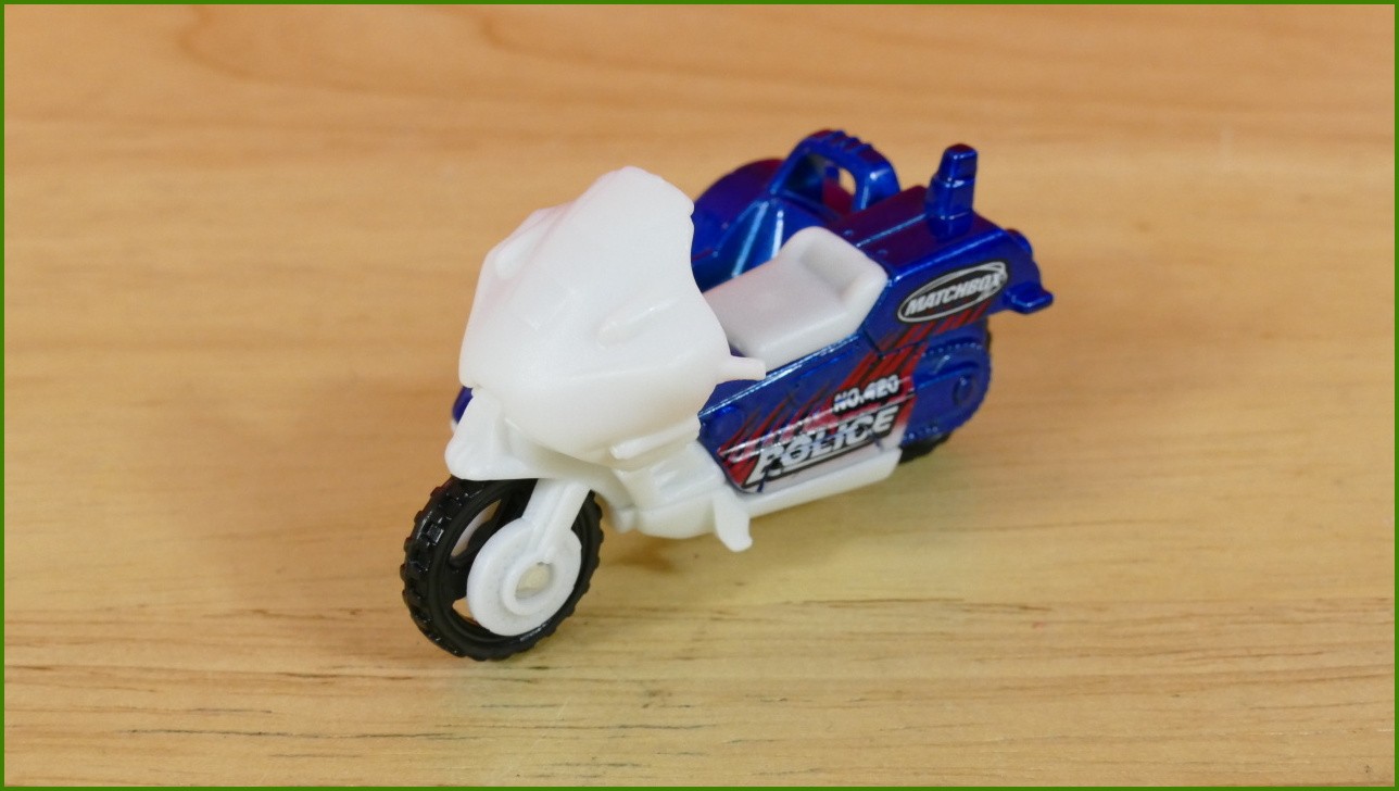 Matchbox Autíčko (Made in China) No.59 - Moto Police - 50th Anniversary