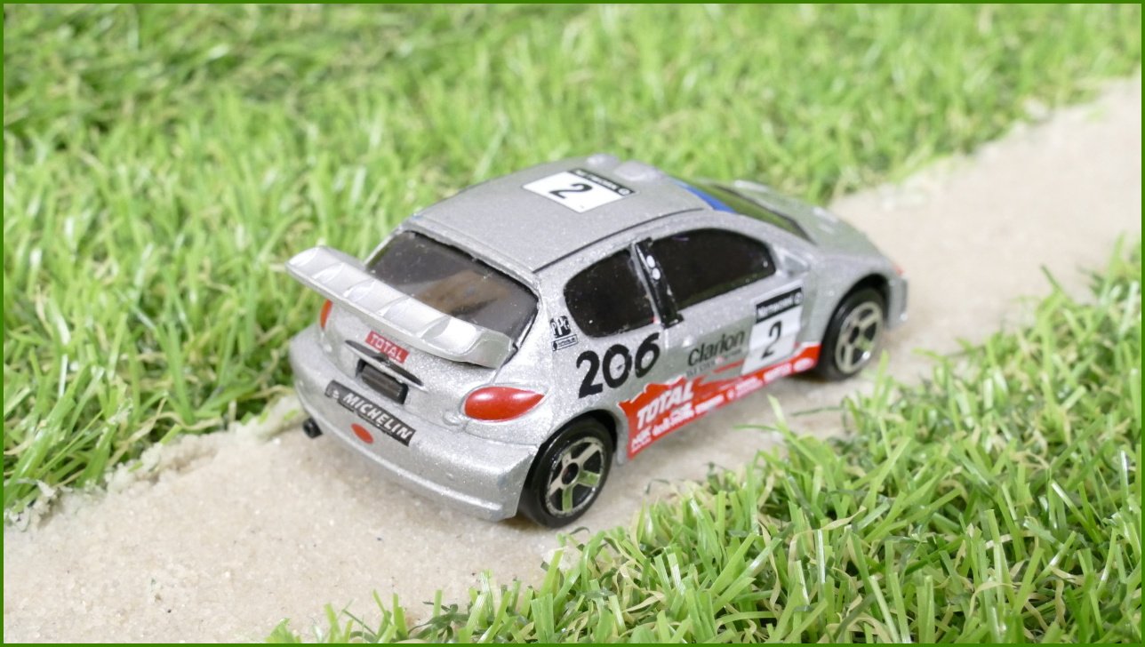 Kovový Model Autíčko Majorette Peugeot 206 WRC