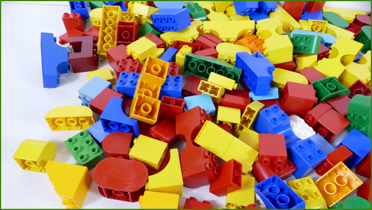 Lego® Duplo® Kostky - Horší Stav 2,4 KG