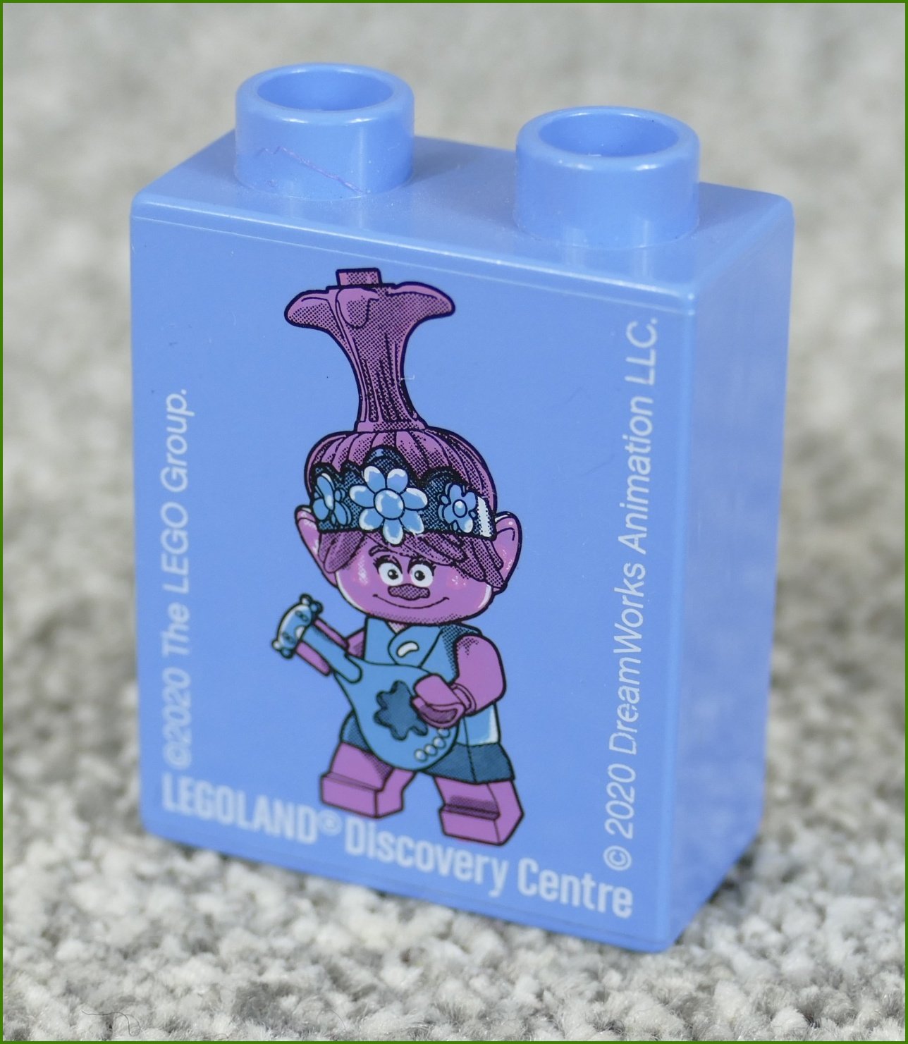 Lego® Duplo® Kostka 1x2x2 Světle Modrá - Legoland 2020 Dreamworks Animation