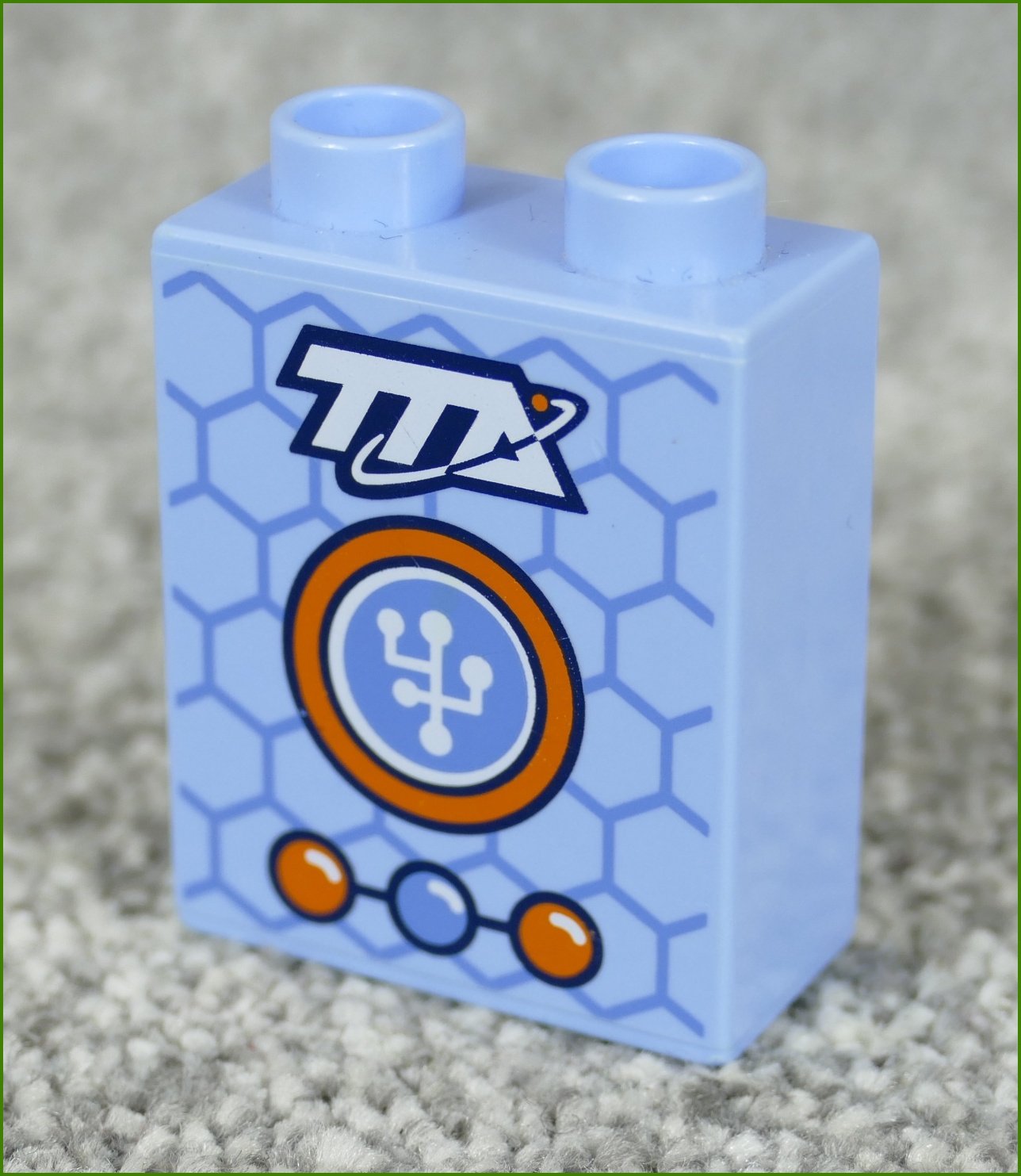 Lego® Duplo® Kostka 1x2x2 Světle Modrá - TTA