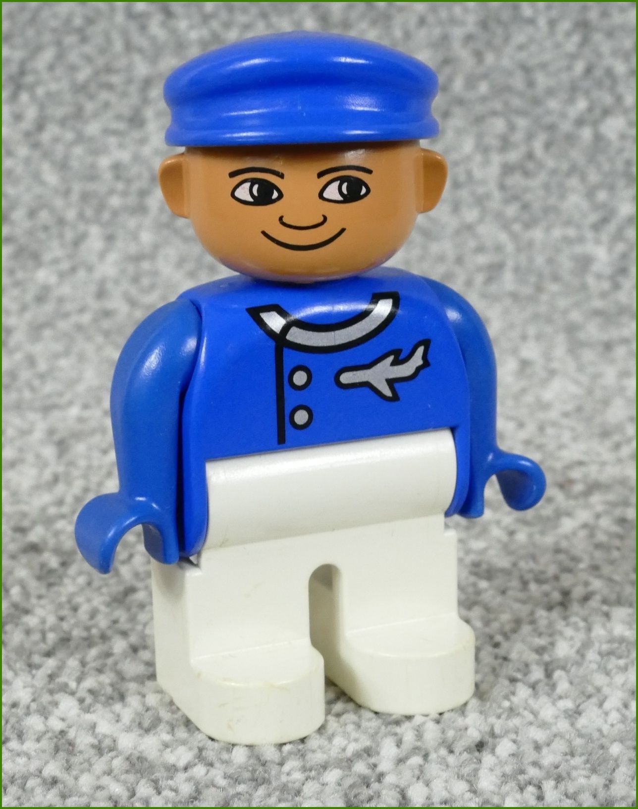Lego® Duplo® Figurka Pilota Letadla - Modrá Čepice