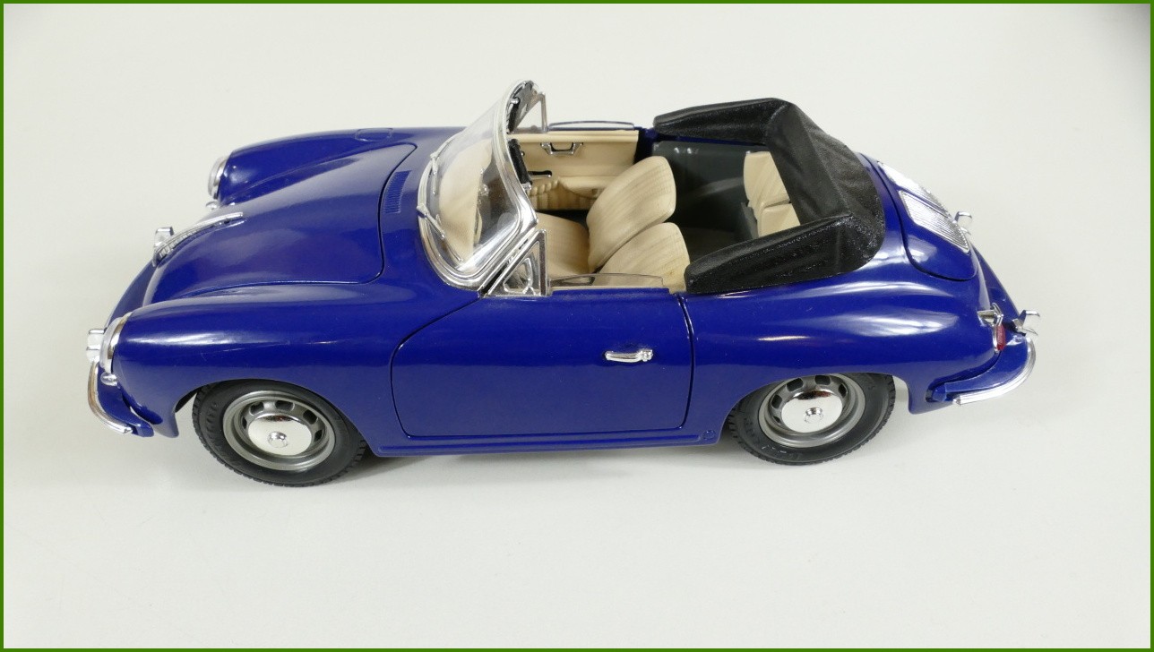 Kovový Model Bburago 1:18 - Porsche 356 B (1961)