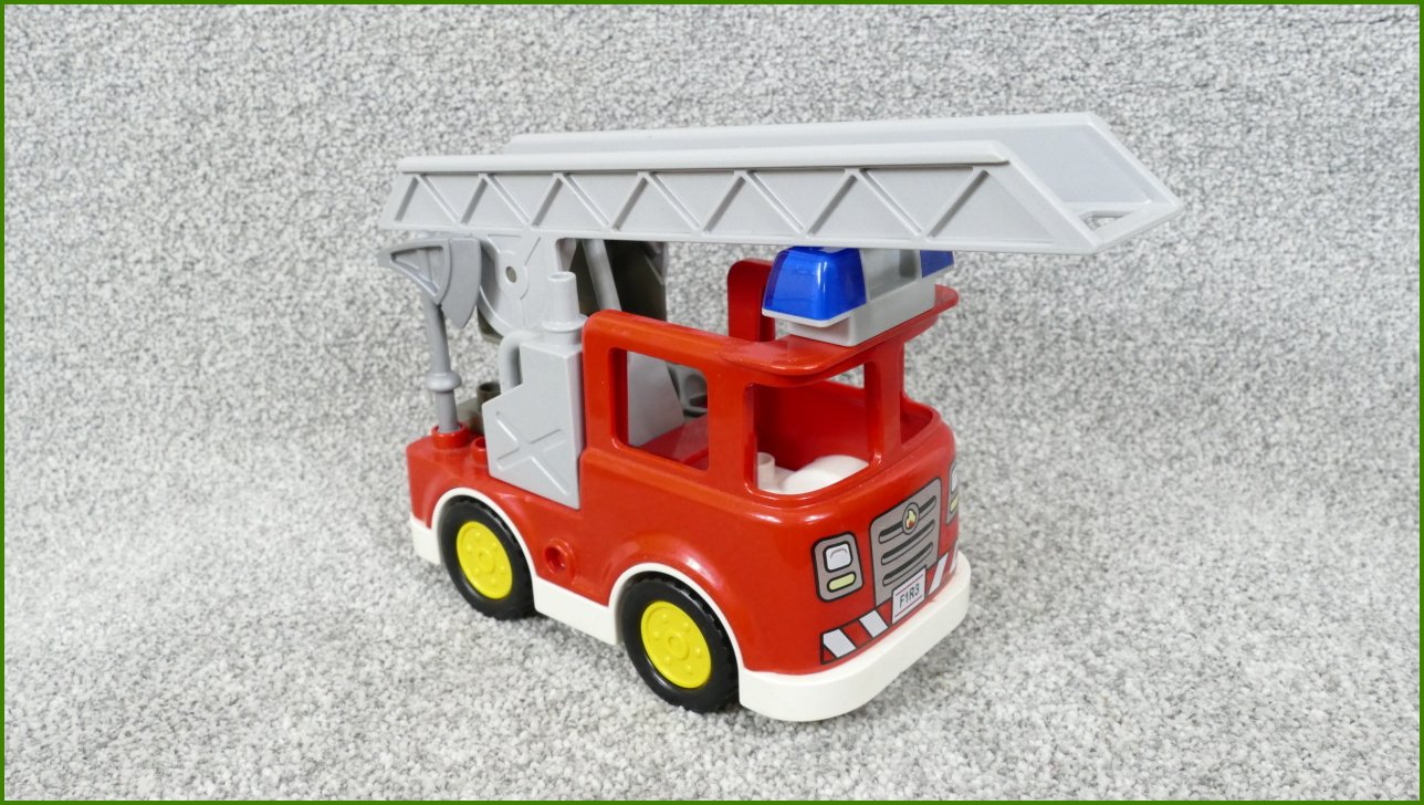 Lego® Duplo® Hasičské Auto se Žebříkem a Příslušenstvím