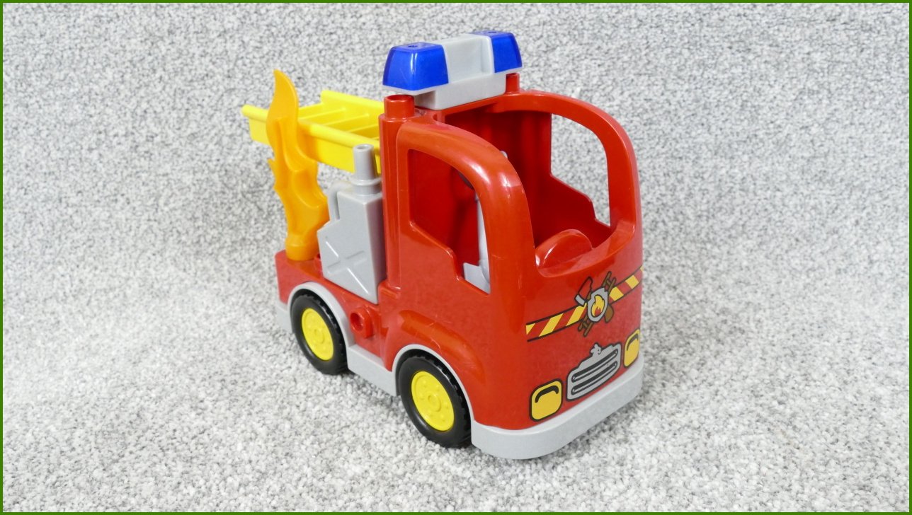 Lego® Duplo® Hasičské Auto se Žebříkem a Příslušenstvím