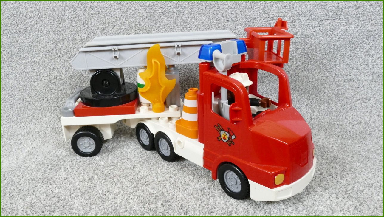 Lego® Duplo® Hasičské Auto se Žebříkem a Příslušenstvím