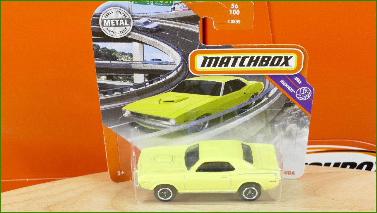 Matchbox Autíčko 1970 Plymouth Cuda