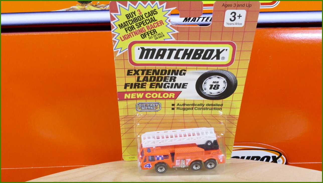 Matchbox Autíčko Extending Ladder Fire Engine