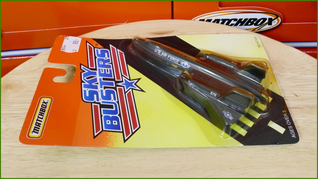 Matchbox Skybusters Letadlo SR-71 Blackbird US Air Force