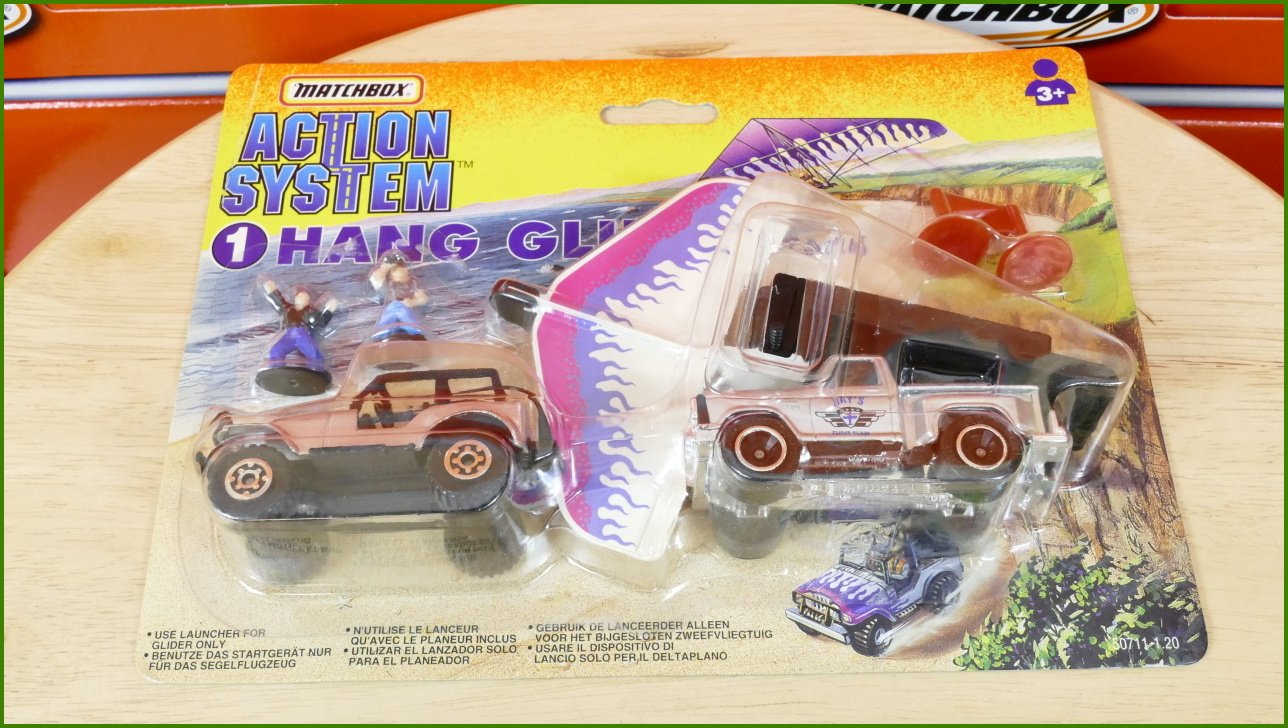 Matchbox Set Action System Hang Glider Pack