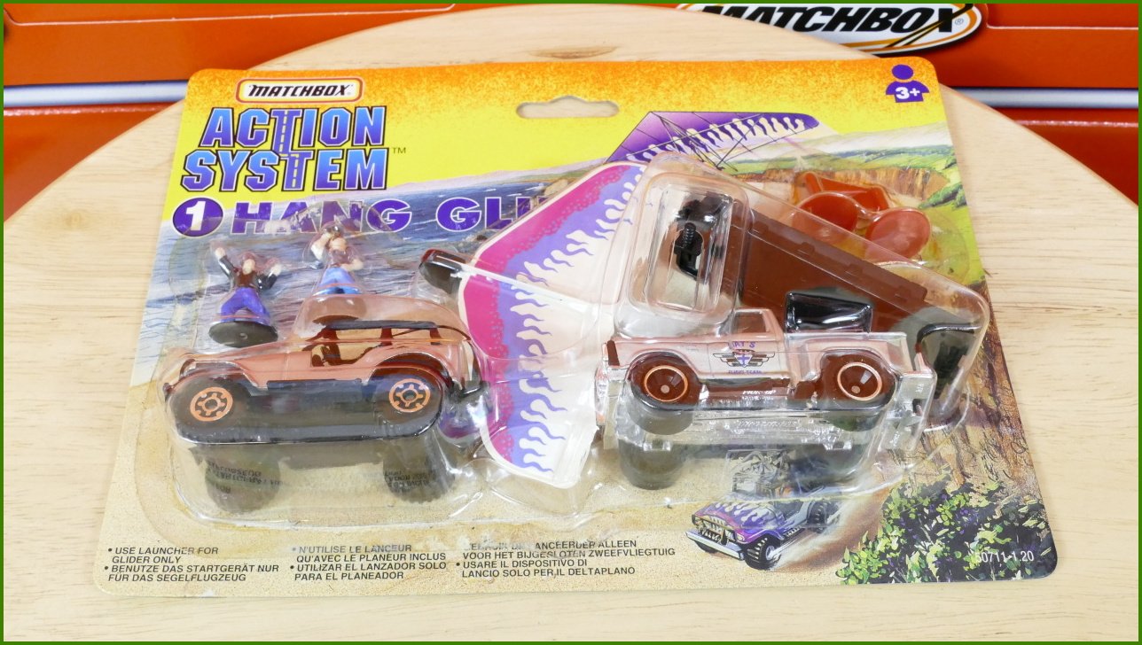 Matchbox Set Action System Hang Glider Pack - Otevřený a Zalepený