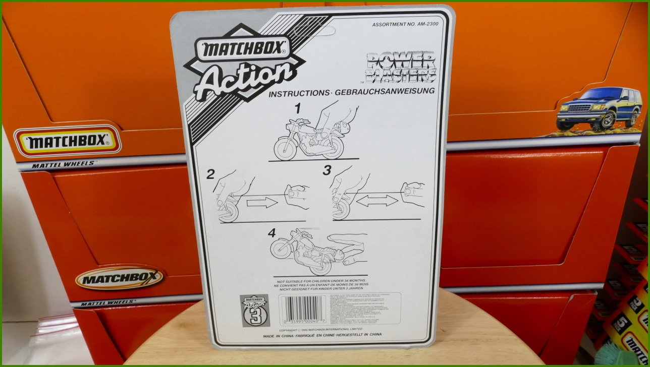 Matchbox Motorka Power Blasters Action - Neotevřeno