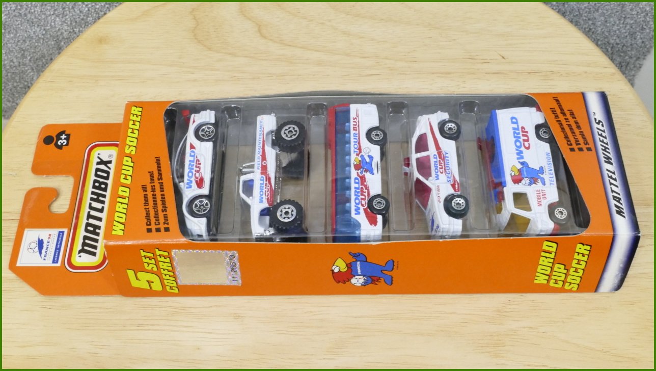 Matchbox 5 Pack Set - World Cup Soccer