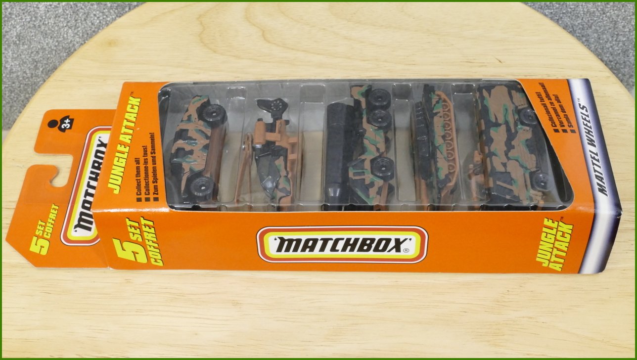 Matchbox 5 Pack Set - Jungle Attack